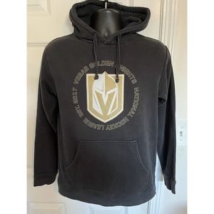 Las Vegas Golden Knights NHL OFFICIAL Mens Medium Black Hoodie Hoody Sweatshirt